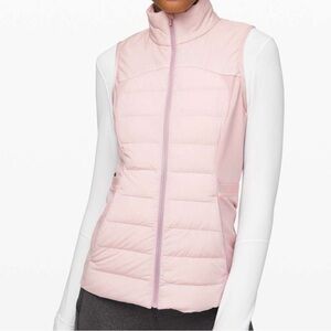 Lululemon down for it all porcelain pink vest